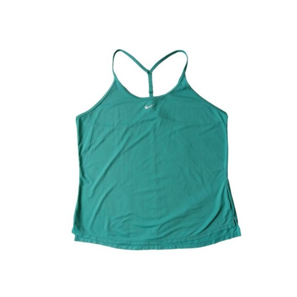 Nike Blue Green Lightweight Sleeveless Dri-Fit Style Tank Top Women's X-Large - Picture 1 of 12